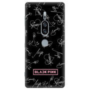 Чехол Uprint Sony Xperia XZ2 Premium H8166 Blackpink автограф