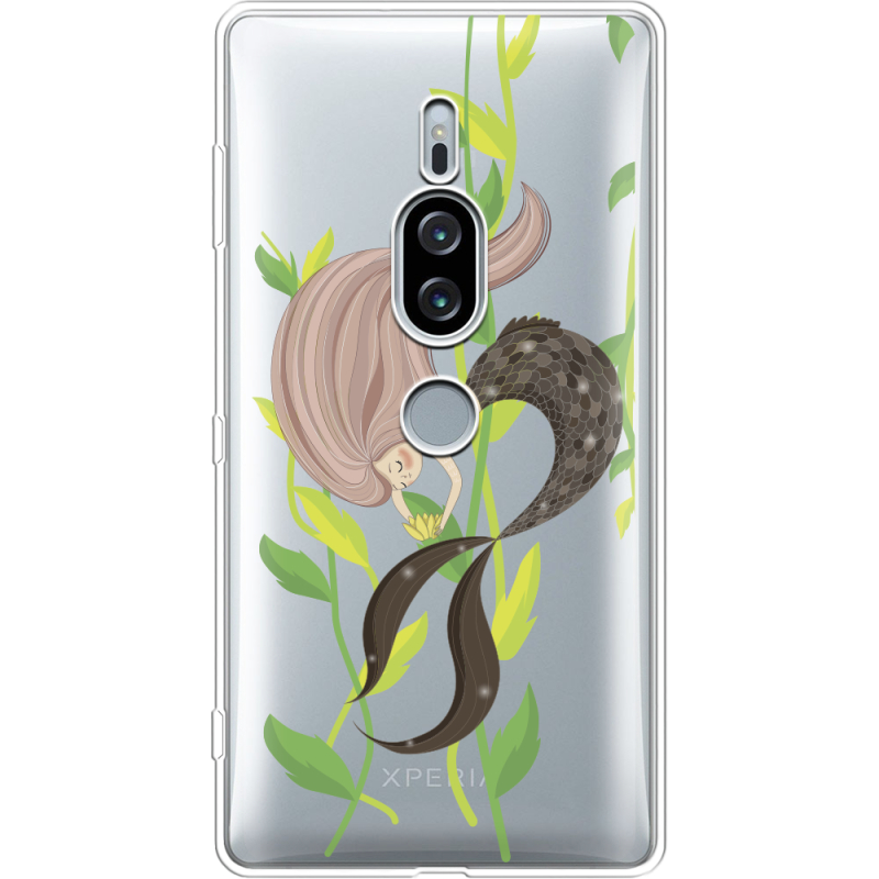 Прозрачный чехол Uprint Sony Xperia XZ2 Premium H8166 Cute Mermaid