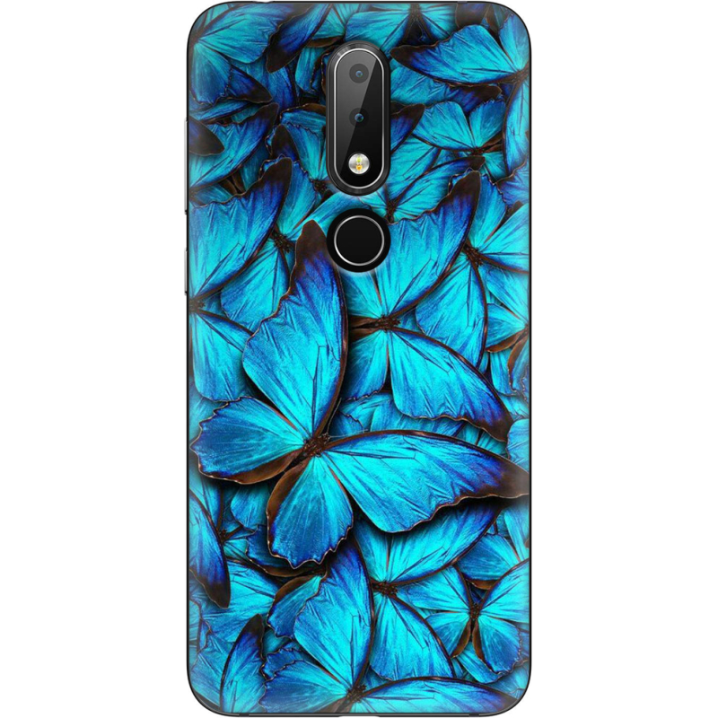 Чехол Uprint Nokia 6.1 Plus лазурные бабочки