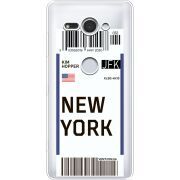 Прозрачный чехол Uprint Sony Xperia XZ2 Compact H8324 Ticket New York