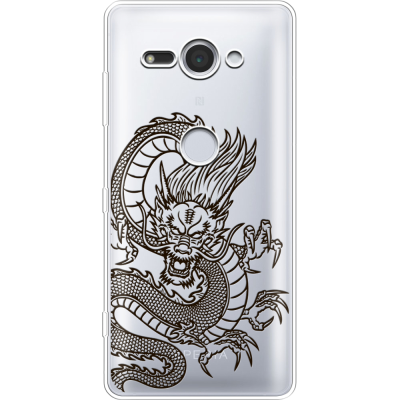 Прозрачный чехол Uprint Sony Xperia XZ2 Compact H8324 Chinese Dragon