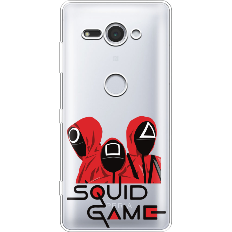 Прозрачный чехол Uprint Sony Xperia XZ2 Compact H8324 siquid game люди в красном