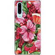 Чехол Uprint Huawei P30 Tropical Flowers