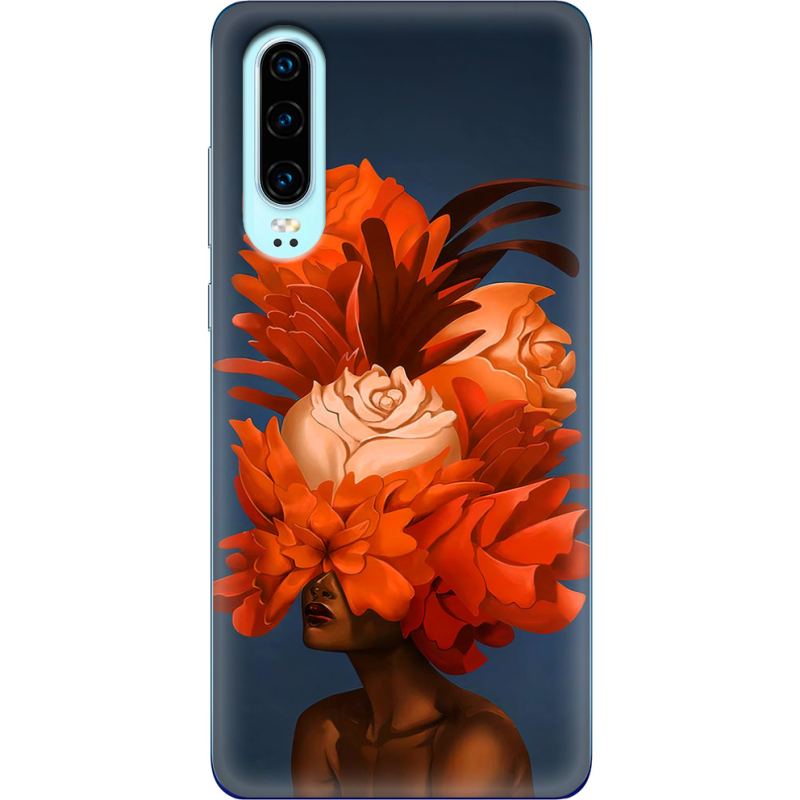 Чехол Uprint Huawei P30 Exquisite Orange Flowers