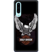 Чехол Uprint Huawei P30 Harley Davidson and eagle