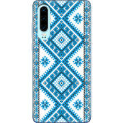 Чехол Uprint Huawei P30 Блакитний Орнамент