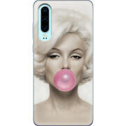 Чехол Uprint Huawei P30 Marilyn Monroe Bubble Gum