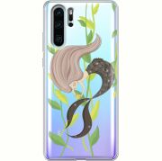 Прозрачный чехол Uprint Huawei P30 Pro Cute Mermaid
