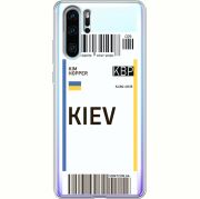 Прозрачный чехол Uprint Huawei P30 Pro Ticket Kiev