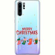 Прозрачный чехол Uprint Huawei P30 Pro Merry Christmas