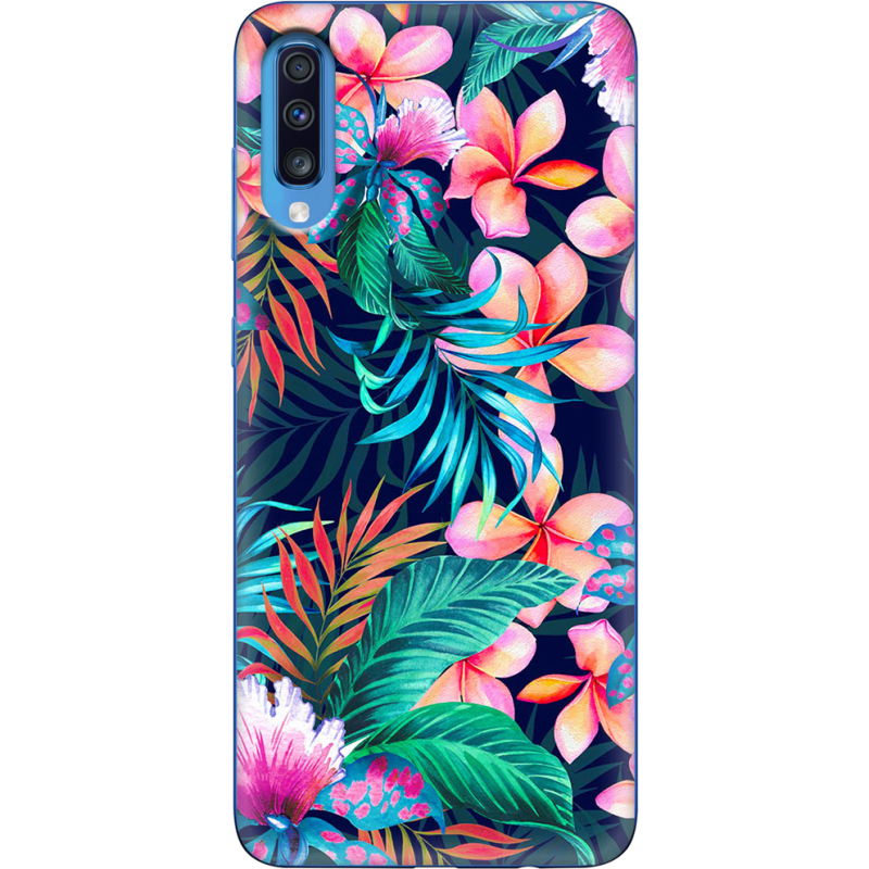 Чехол Uprint Samsung A705 Galaxy A70 flowers in the tropics