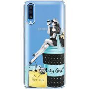 Прозрачный чехол Uprint Samsung A705 Galaxy A70 City Girl