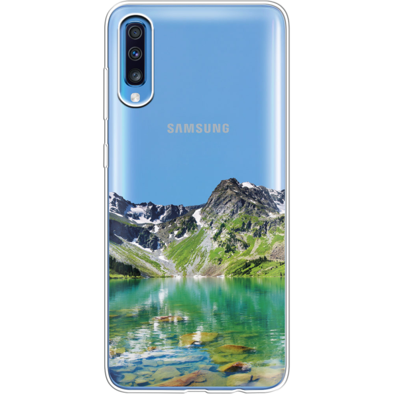 Прозрачный чехол Uprint Samsung A705 Galaxy A70 Green Mountain