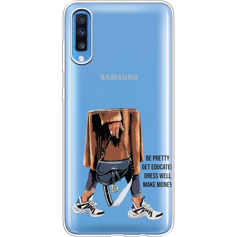 Прозрачный чехол Uprint Samsung A705 Galaxy A70 Motivation