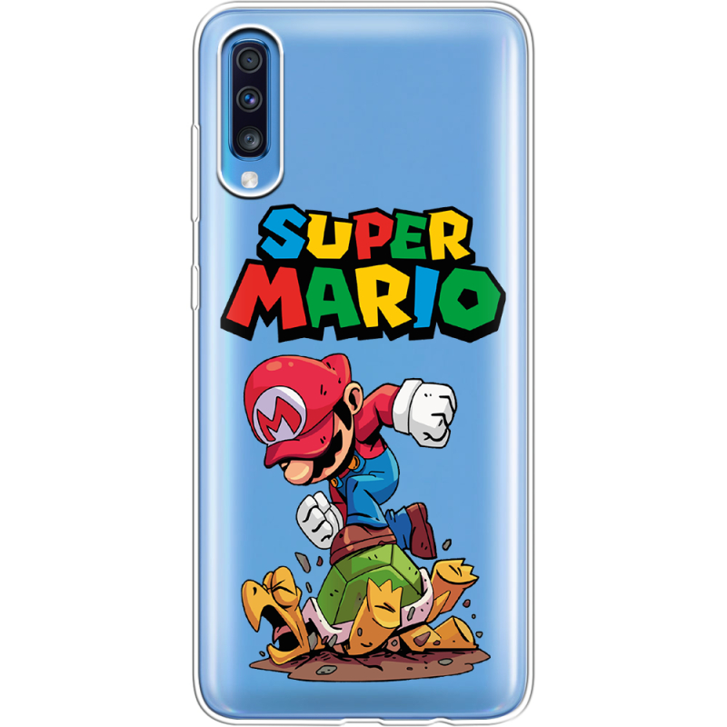 Прозрачный чехол Uprint Samsung A705 Galaxy A70 Super Mario