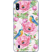 Чехол Uprint Samsung A105 Galaxy A10 Birds and Flowers