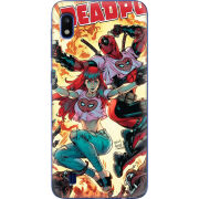 Чехол Uprint Samsung A105 Galaxy A10 Deadpool and Mary Jane
