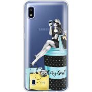 Прозрачный чехол Uprint Samsung A105 Galaxy A10 City Girl