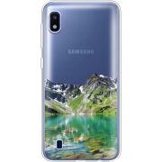 Прозрачный чехол Uprint Samsung A105 Galaxy A10 Green Mountain