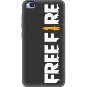 Черный чехол Uprint Xiaomi Redmi Go Free Fire White Logo