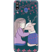 Чехол Uprint Samsung M305 Galaxy M30 Girl and deer
