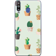 Чехол Uprint Samsung M305 Galaxy M30 L-green Cacti