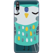 Чехол Uprint Samsung M305 Galaxy M30 Green Owl