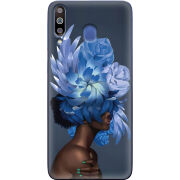 Чехол Uprint Samsung M305 Galaxy M30 Exquisite Blue Flowers