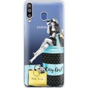 Прозрачный чехол Uprint Samsung M305 Galaxy M30 City Girl