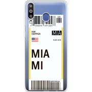 Прозрачный чехол Uprint Samsung M305 Galaxy M30 Ticket Miami