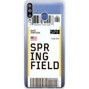 Прозрачный чехол Uprint Samsung M305 Galaxy M30 Ticket Springfield