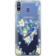 Прозрачный чехол Uprint Samsung M305 Galaxy M30 Spring Bird