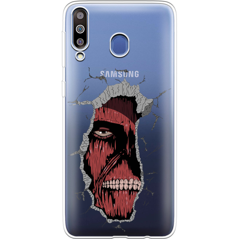 Прозрачный чехол Uprint Samsung M305 Galaxy M30 Нападение Титана