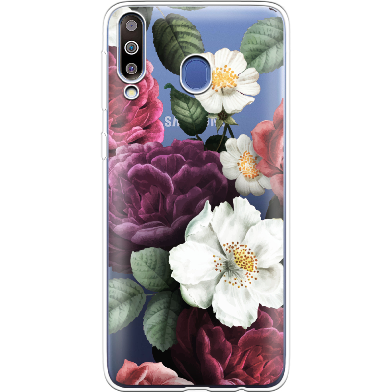 Прозрачный чехол Uprint Samsung M305 Galaxy M30 Floral Dark Dreams