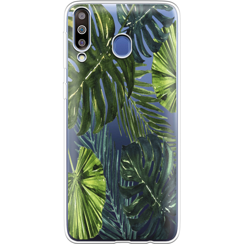 Прозрачный чехол Uprint Samsung M305 Galaxy M30 Palm Tree