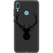 Черный чехол Uprint Huawei Y7 2019 Deer