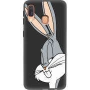 Черный чехол Uprint Samsung A405 Galaxy A40 Lucky Rabbit