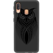 Черный чехол Uprint Samsung A405 Galaxy A40 Owl