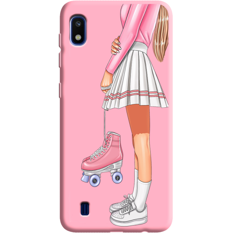 Розовый чехол Uprint Samsung A105 Galaxy A10 Roller Girl