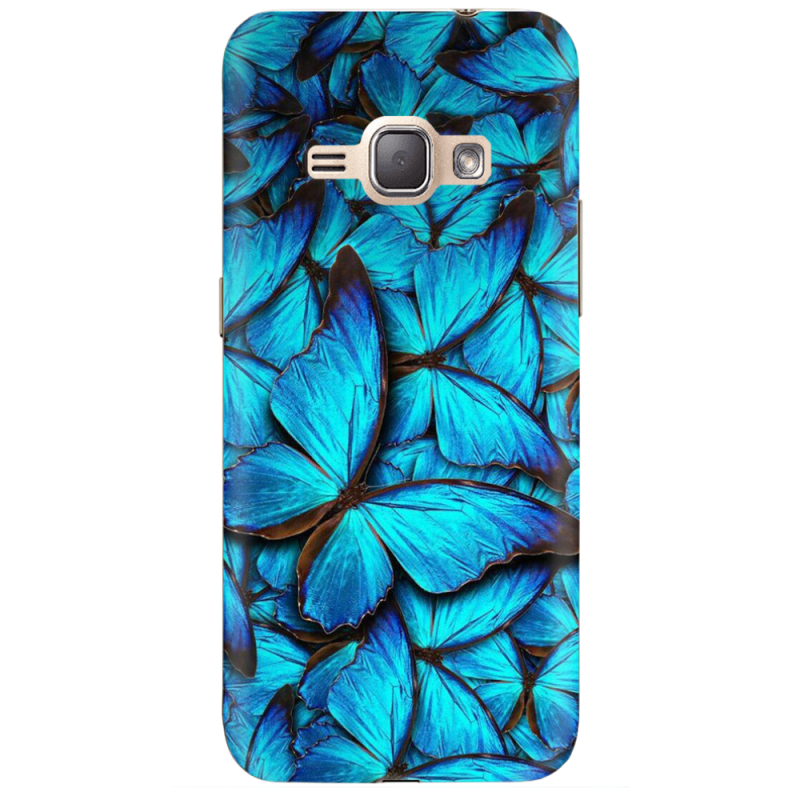 Чехол Uprint Samsung J120H Galaxy J1 2016 лазурные бабочки