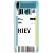 Прозрачный чехол Uprint Huawei Y9 2019 Ticket Kiev