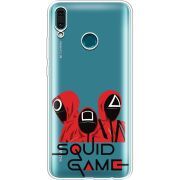 Прозрачный чехол Uprint Huawei Y9 2019 siquid game люди в красном
