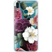 Прозрачный чехол Uprint Huawei Y9 2019 Floral Dark Dreams