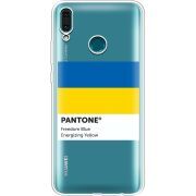 Прозрачный чехол Uprint Huawei Y9 2019 Pantone вільний синій