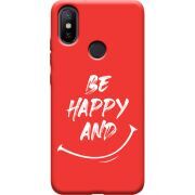 Красный чехол Uprint Xiaomi Mi 6X / A2 be happy and