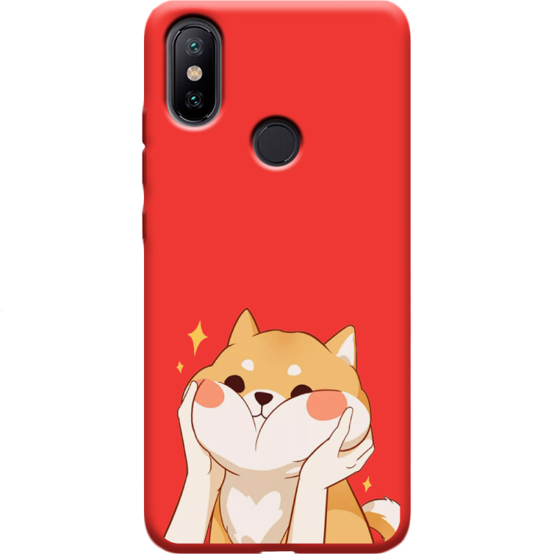 Красный чехол Uprint Xiaomi Mi 6X / A2 