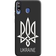 Черный чехол Uprint Samsung M305 Galaxy M30 Тризуб монограмма ukraine