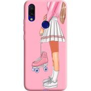 Розовый чехол Uprint Xiaomi Redmi 7 Roller Girl