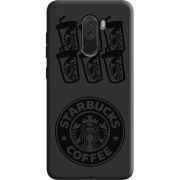 Черный чехол Uprint Xiaomi Pocophone F1 Black Coffee