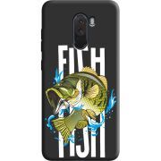 Черный чехол Uprint Xiaomi Pocophone F1 Fish